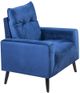 Mazin Furniture Veronica Navy Upholstered Accent Chair-0