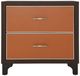 Michael Amini® 21 Cosmopolitan™ Diablo Orange/Umber Nightstand-1