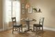 Sunny Designs™ Homestead Hills Tobacco Leaf Drop Leaf Table with Alpine Gray Base-1