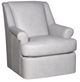 King Hickory Customizable Erica Leather Swivel Chair-0