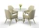 VIG Furniture Modrest Swain ChromeGold Round Dining Table-2