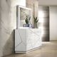 ACME Furniture Esther White/Silver High Gloss Dresser-1