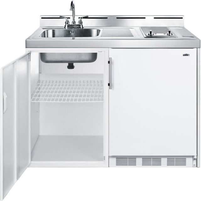 Summit® 48" White Combo Kitchenette-1