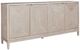Liberty Furniture Kinsley Silver Champagne/Washed Taupe 78" Accent Cabinet-0