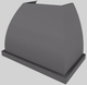 Vent-A-Hood® Designer Series 42" Gunsmoke Wall Mounted Range Hood-5