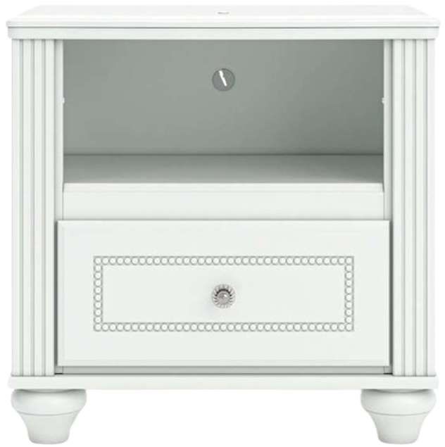 Signature Design by Ashley® Maylilly White Nightstand-1