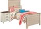 Signature Design by Ashley® Willowton 2-Piece Whitewash Twin Panel  Bed Set-0
