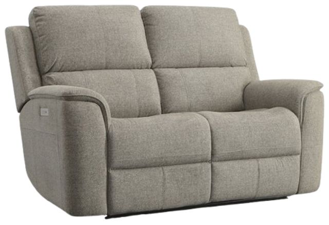Flexsteel® Henry Fog Power Reclining Loveseat with Power Headrests and Lumbar-0