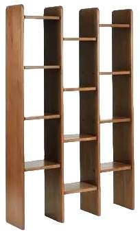 Moe's Home Collection Orson Brown Bookcase -0
