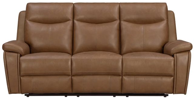 Parker House® Veracruz Vintage Tan Power Reclining Sofa with Zero Gravity-3