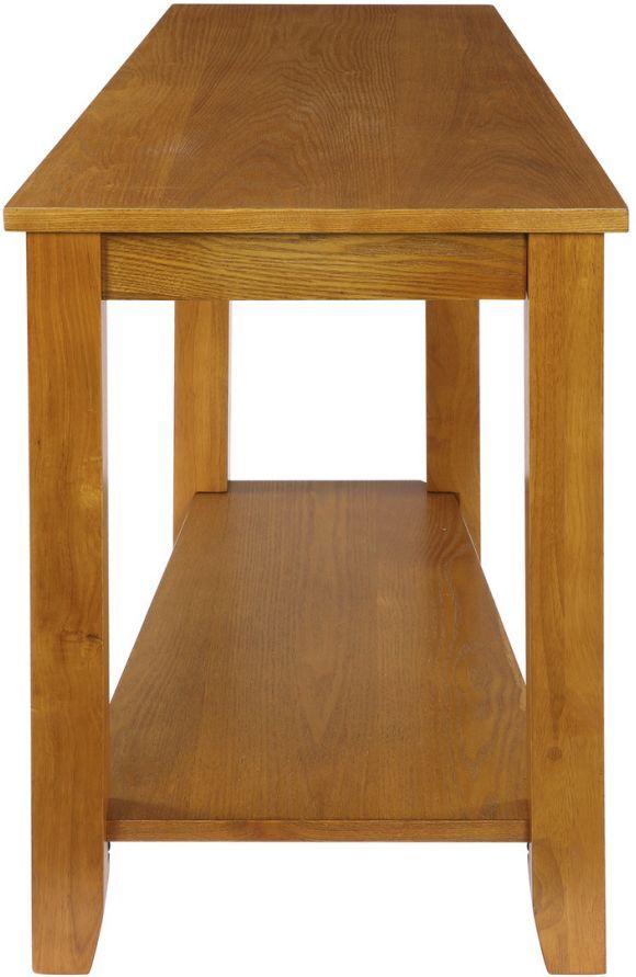 Mazin Furniture Elwell Brown Chairside Table-2