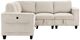 Homelegance® Walterboro 5-Piece Beige L-Shape Sectional with Storage-2