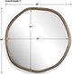 Uttermost® Ambrose Antique Brass Round Mirror-2