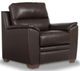 La-Z-Boy® Lenox Grey Leather Chair-0
