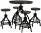 Powell® Haywood 5-Piece Black/Gray Round Bar Table Set-0