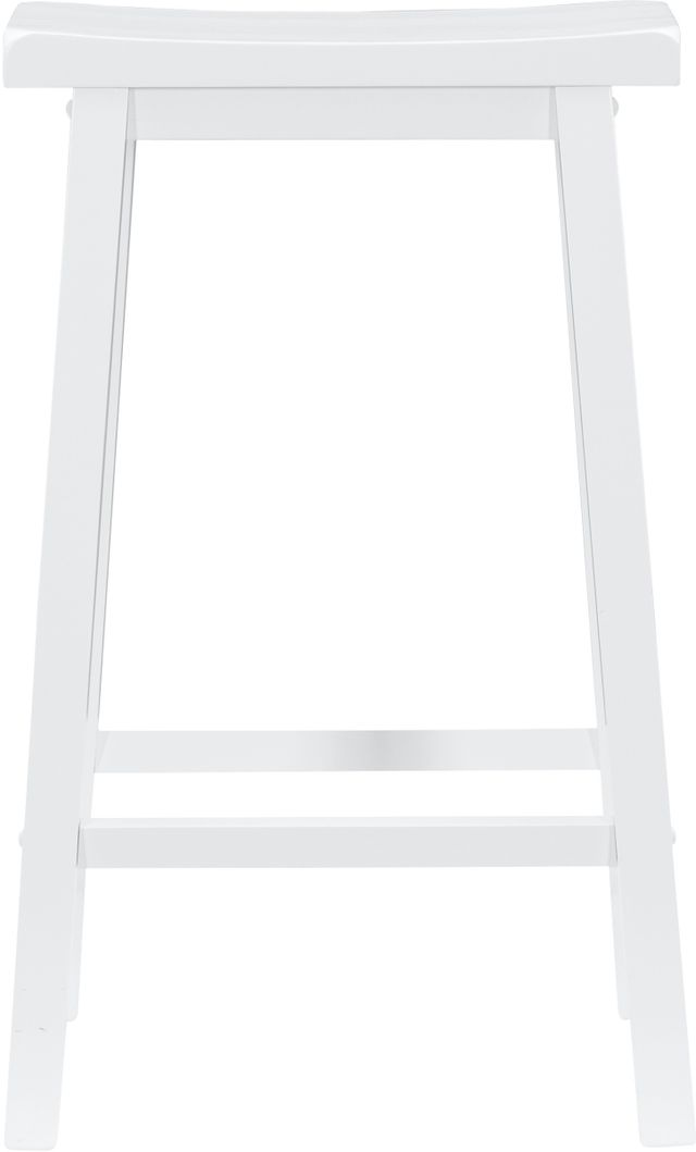 Powell® Beamon White Bar Stool-3