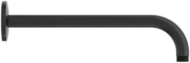 American Standard Rain Matte Black Wall Mount Right Angle Showerhead Arm-1