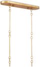Currey & Company Grand Lotus Comtemoprary Gold Leaf/Satin Black Chandelier-4
