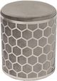TOV Furniture Aubrey Grey Ottoman-0