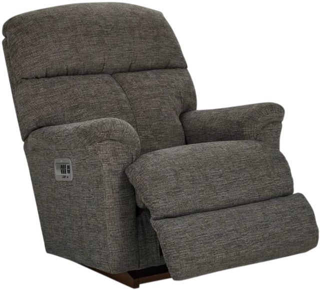 La-Z-Boy® Reed Granite Power Rocking Recliner with Headrest-3