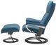 Stressless® by Ekornes® Stressless Aura Large Signature Base Chair and Ottoman-1