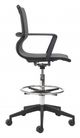 Zuo Modern Stacy Drafter Black Mesh Office Chair-3