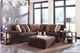 iAmerica Furniture Hercules Chocolate 40" Ottoman-4