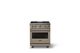 Viking® 5 Series 30" Nantucket Pro Style Gas (LP) Range with Brushed Brass Trim-3