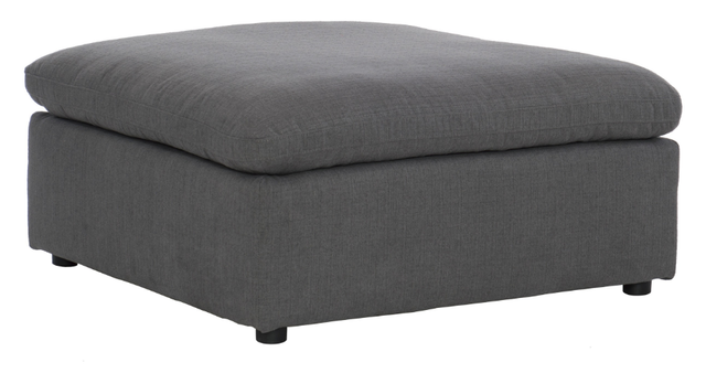 Mazin Furniture Gray Ottoman-0