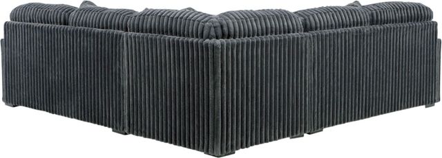 Signature Design by Ashley® Midnight-Madness 3-Piece Gunmetal L-Shape Sectional-2