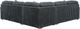 Signature Design by Ashley® Midnight-Madness 3-Piece Gunmetal L-Shape Sectional-2