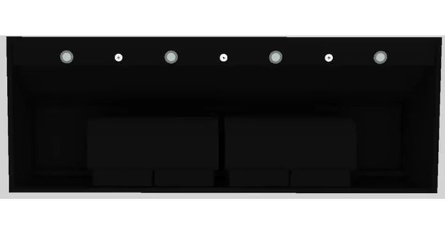 Vent-A-Hood® 66" Black Wall Mounted Range Hood-3