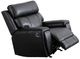 Mazin Furniture Carnegie Black Manual Rocker Recliner -1