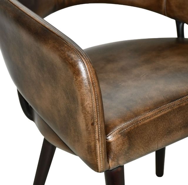 Home Trends & Design Kent Walnut Dining Arm Chair-3