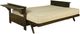 Kodiak Furniture Jozie Graystone/Monte Toro Shell Full Futon Frame with Mattress-1