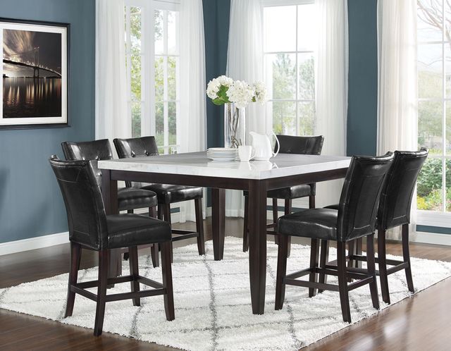 Steve Silver Co. Francis 7-Piece 54" Counter Height Dining Table Set-0