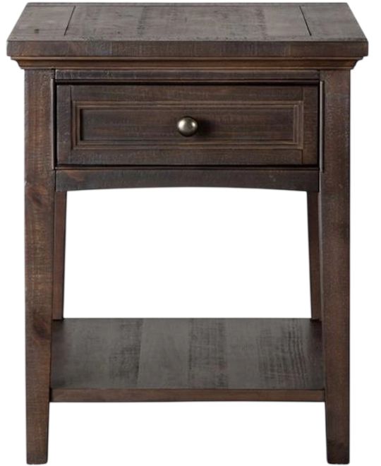 Magnussen Home® Westley Falls Graphite End Table-1