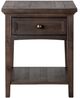 Magnussen Home® Westley Falls Graphite End Table-3