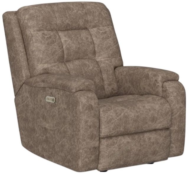 Flexsteel® Customizable Arlo Leather Power Recliner with Power Headrest-2