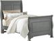 Vaughan-Bassett French Market Zinc Antique Gray Full Sleigh Bed-0