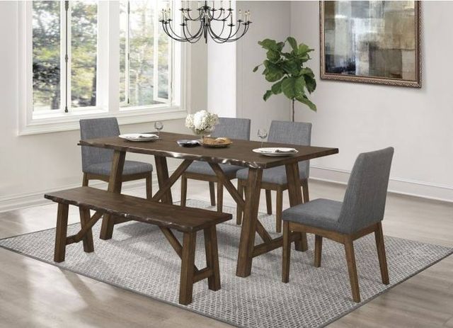 Mazin Furniture Whittaker Brown Bench-2