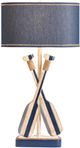 Crestview Collection Boat Oar Blue Table Lamp-2