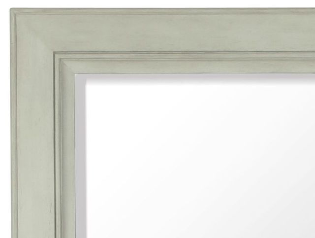 Magnussen Home® Raelynn Weathered White Concave Framed Mirror-2