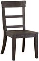 Furniture of America® Leonidas 2-Piece Antique Black Side Chair Set-0