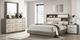 Coaster® Fenwick 4-Piece Almond/Gray Oak Eastern King Bedroom Set-0