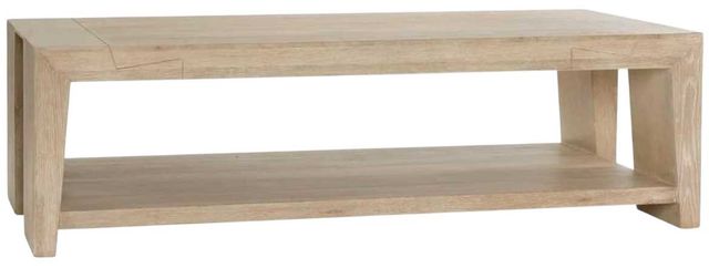 Classic Home Troy Aged Cream 60" Coffee Table-0