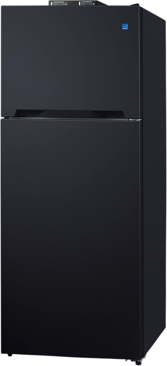 Summit® 28" 14.3 Cu. Ft. Black Counter Depth Top Freezer Refrigerator-1