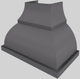 Vent-A-Hood® Designer Series 42" Gunsmoke Wall Mounted Range Hood-4