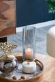 A & B Home Gray Hurricane Candle Holder-5