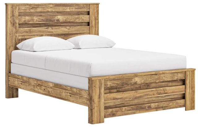 Signature Design by Ashley® Maystonna Brown Queen Panel Bed-0